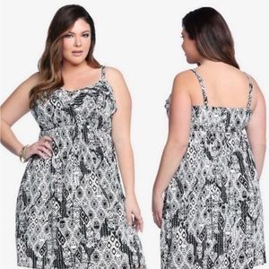 Torrid skull detail dress